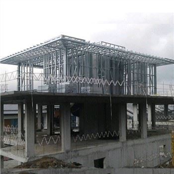 Casa pré-fabricada de aço colado colorido