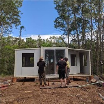 Casa Contêiner Expansível do Canteiro de Obras