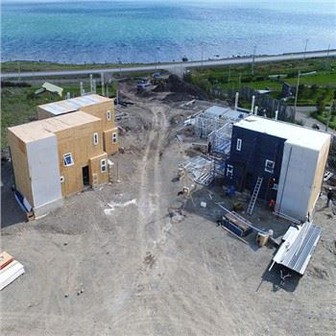 Casas pré-fabricadas de aço leve com economia de energia