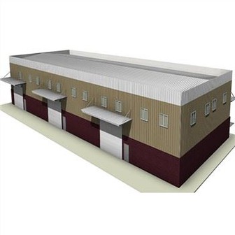 Armazém de estrutura de aço de instalação rápida