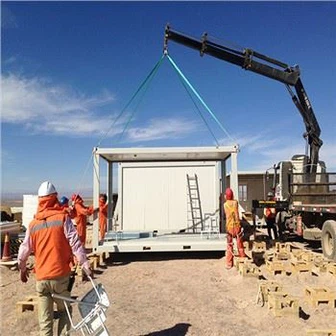 Casas de contêineres destacáveis modularizadas